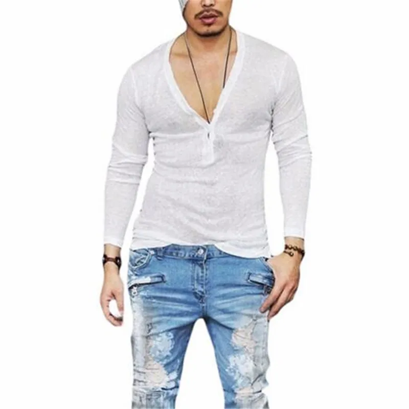 Long v neck t shirt top