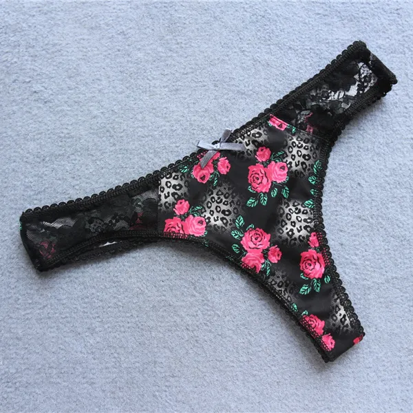 Lot De 3 Strings Sans Couture En Coton - Taille Basse - Invisibles Sous Les Vêtements - Multicolore
