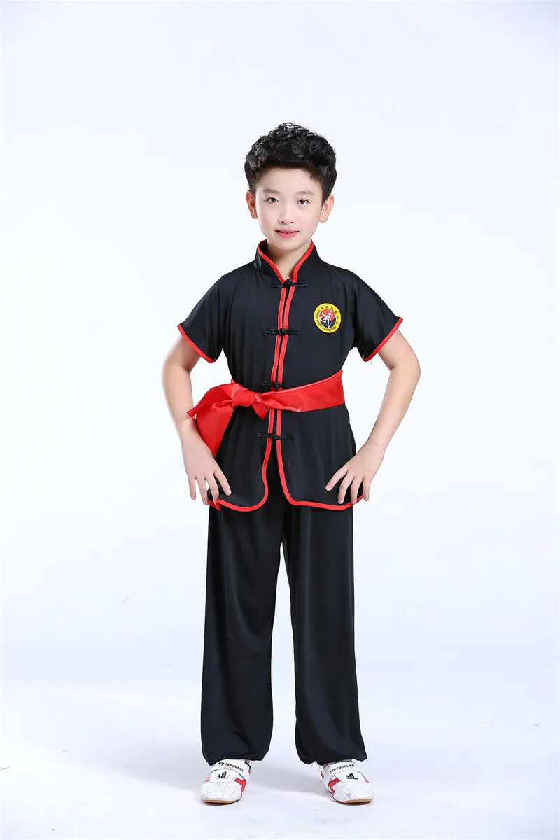 Costume Tradizionale Cinese Wushu - Set Completo Per Bambini E Adulti (Giallo) - Foto 5