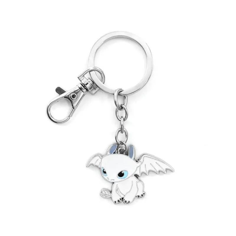 Comment dresser votre Dragon 3 édenté Night Fury Animal porte-clés collier  pour clés sac de voiture porte-clés sac à main porte-clés enfants jouets