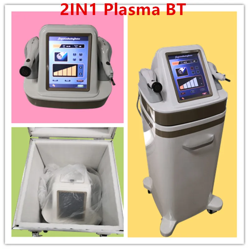 2019 plus récent 2IN1 Plasma douche Plasma chirurgical pour le rajeunissement de la peau élimination des rides Plasma BT Machine DHL livraison gratuite