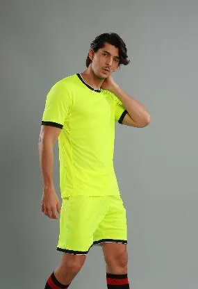 maillots de football personnalisés avec short maillot d'entraînement maillots d'équipe personnalisés shorts respirants uniforme de football yakuda exercice de fitness