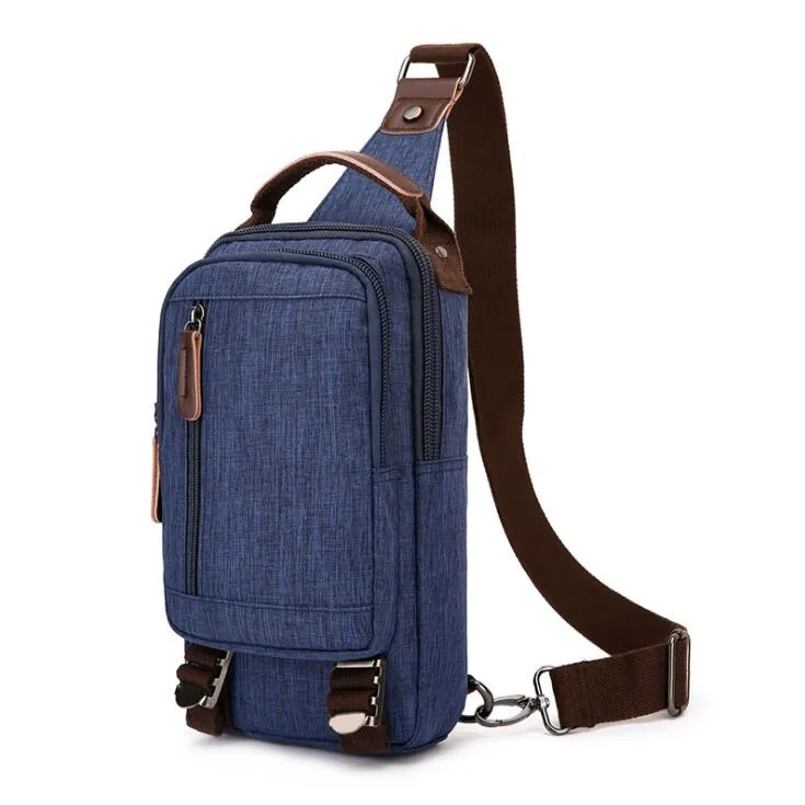 Mens leather one strap backpack sale