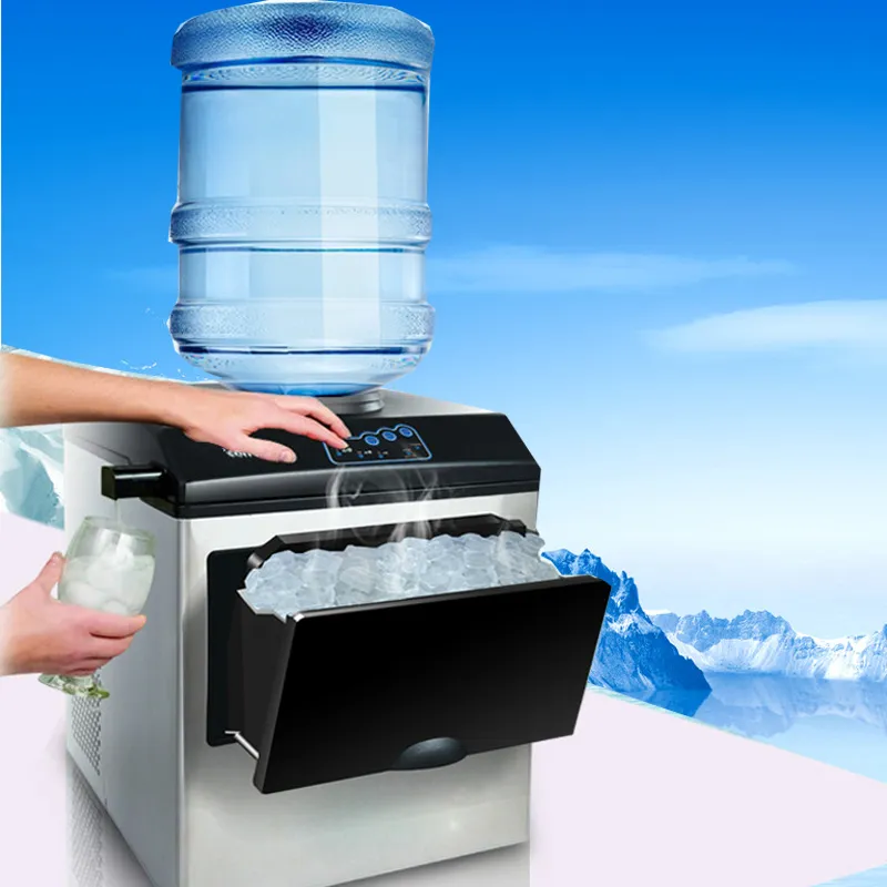 Portable Mini Desktop Automatic Bullet Round Cheap Ice Machine