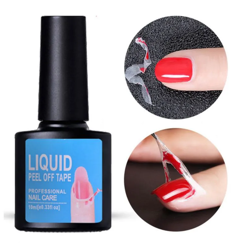 Recommend Anti-freezing Nail Art Latex Peel Off Liquid Soak Off Tape Cuticle Guard Pink Cuticle Protector Nails Polish