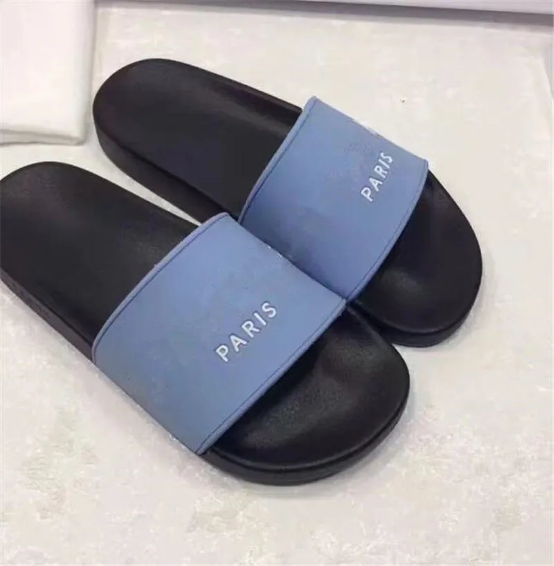 Summer Beach Indoor Slippers Designer Rubber slide sandals 2020 Luxury Flip Flops comfortable Flat shoes new Men Women with box size 35-45