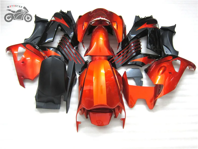 Free Custom Injection fairing kit for Kawasaki Ninja ZX-14 2006 2007 2008 ZX14R 06 07 08 ZX 14R 06-08 body repair fairings kit