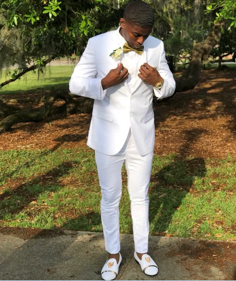 White prom discount suits 2019