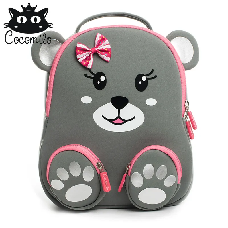 New 3d Kid School Backpack For Girls Boys Bear Pattern School Bags  Childrens Kindergarten Backpacks Mochila Infantil 2 6 Years J190522 From  Tubi06, $39.76