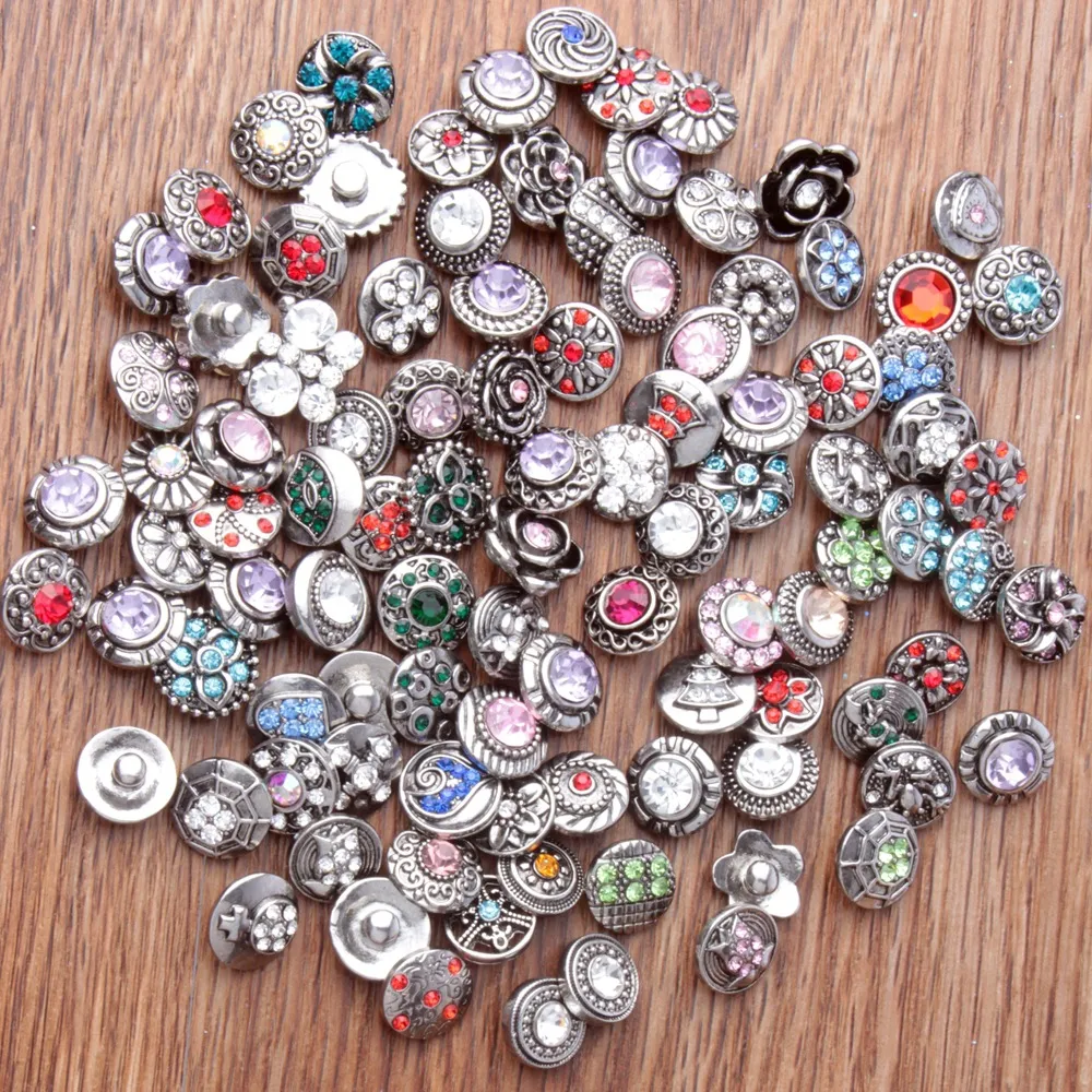 Diverse 12 mm Noosa metalen knop gember snaps diy armband ketting sieraden accessoire chunk