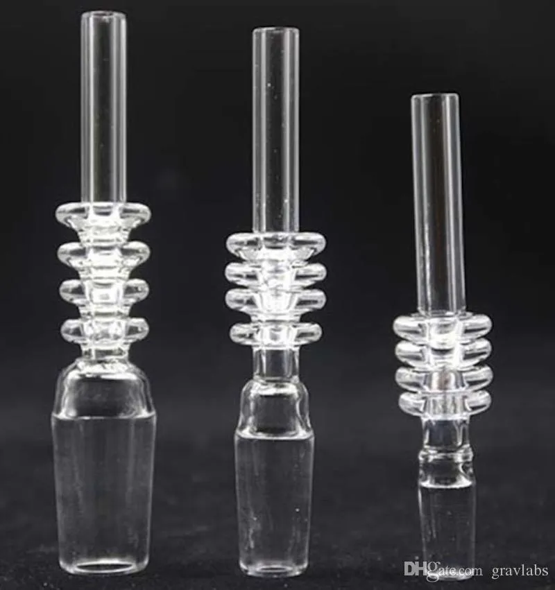 Clavo de cuarzo sin hogar 10 mm 14 mm 18 mm Punta de cuarzo para plataforma petrolera Concentrado Dab Bongs de vidrio Clavos de cuarzo Vs Clavo de titanio