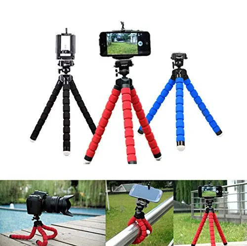 Elastyczna Octopus Tripod Phone Holder Selfie Stick Universal Stand Bracket dla Celphone Camera Selfie Monopod