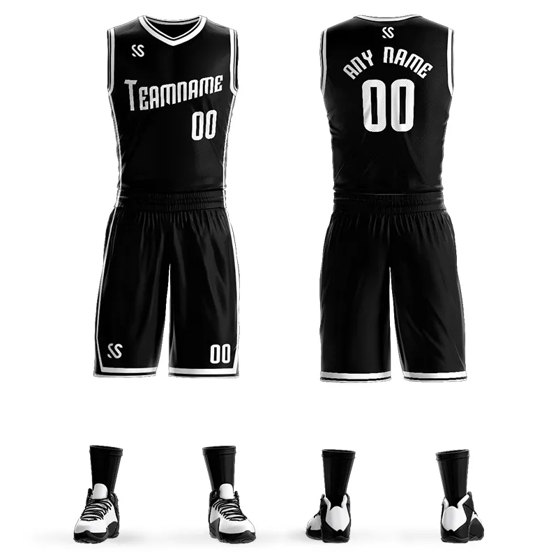 Mens Kids Basketball Jerseys Sets Team Uniforms Child Sport Kit Clothes Jersey Youth Basketball Shirts Shorts Print Customized