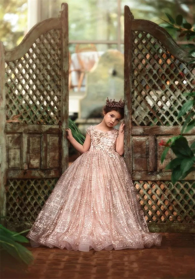 Vestidos para best sale niña rose gold