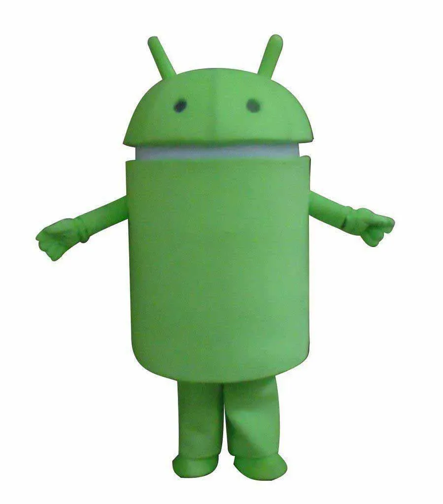 2019 fábrica quente Android Robô Mascote Traje Facny Vestido Tamanho Adulto