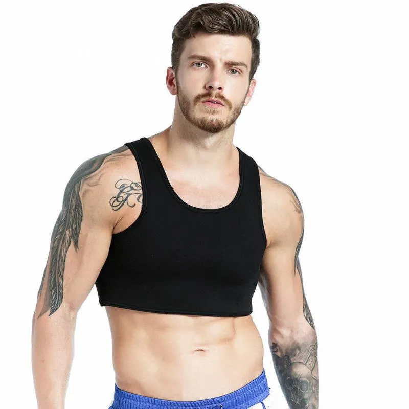 Gym Clothing Neoprene Chest Support Braces Breathable Protective Gear  Football Men Vest Basketball Sports Summer Black Fitness Training From  34,29 €