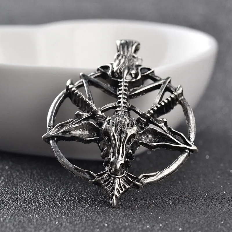Collana iniziale di capra, gioielli animali da fattoria, collana di