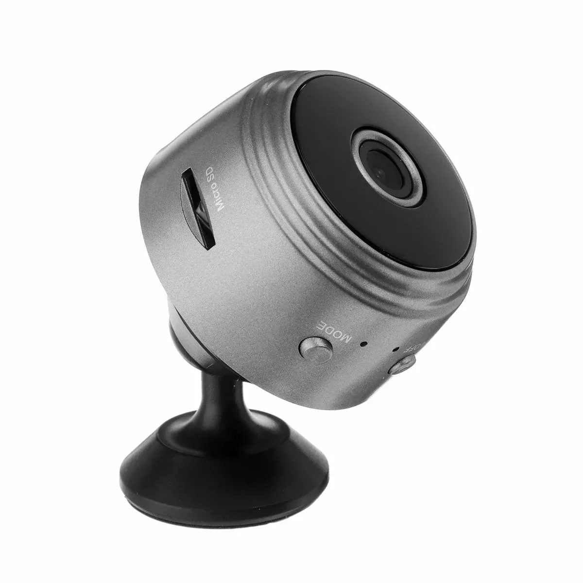 ミニ1080p HDワイヤレスWifiスマートセキュリティIPカメラモニターホームホーム150°磁性CCTV