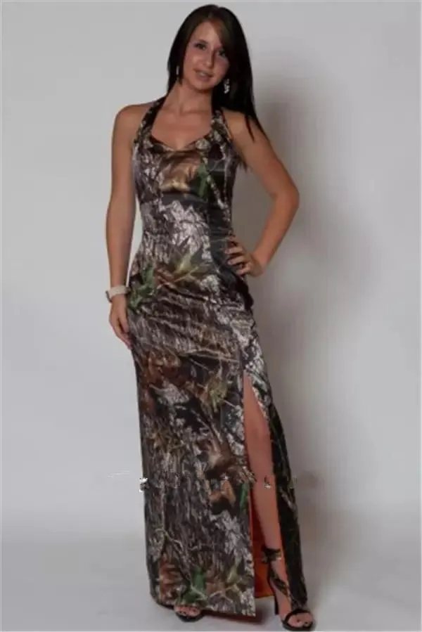 camo prom dresses