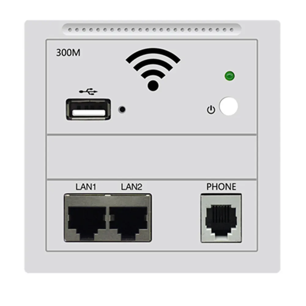 300Mbps Wireless Access Point - Wall Plug WiFi Repeater, Network ...