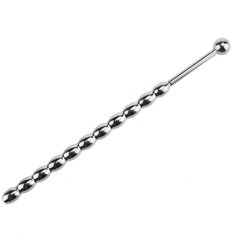 Masculino Aço Inoxidável uretral Sounding Alongamento Estimular Bead Dilator Penis plug Adulto BDSM Sex Brinquedo Produto