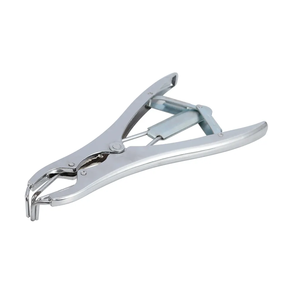 Hand Tools Tail Docking Clamp Bloodless Castration Pliers for Piglets SheepOperators need only a short period of training to master the use of skills