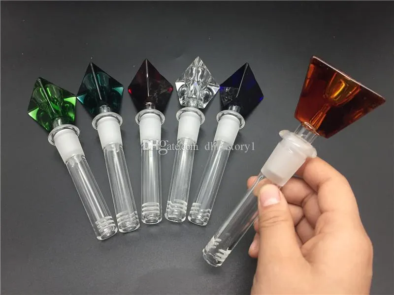 Verre downstem verre conduites d'eau Joint 14.5mm bol en verre bol femelle pour tabac glss bong mâle bong accessoires livraison gratuite