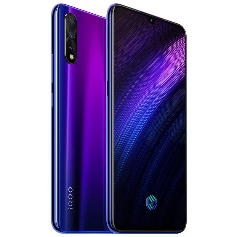 Оригинальный Vivo IQOO NEO 855 4G LTE Сотовый телефон 8 ГБ RAM 128GB ROM Snapdragon 855 Octa Core Android 6.38 "16MP ID отпечатка пальца ID Face Mobile Phone