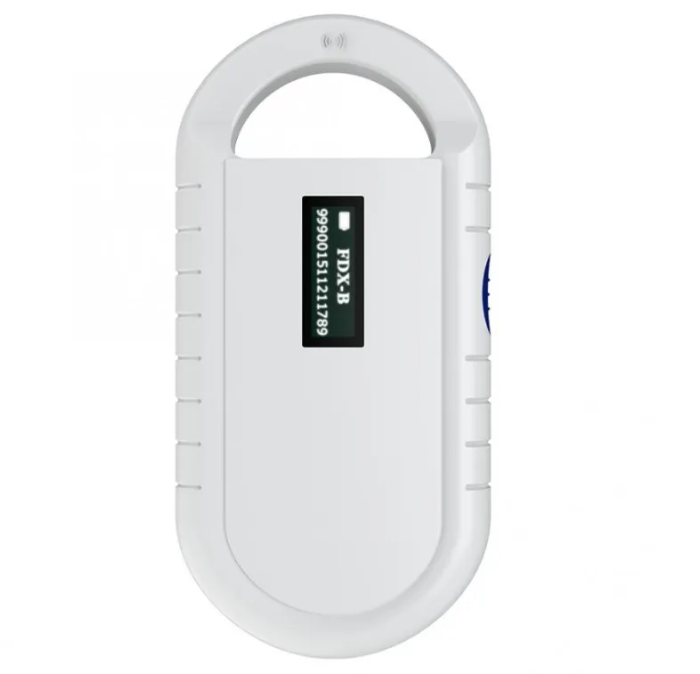 Xiruoer-ISO11784 / 5 FDX-B Animal ID Reader Chip Transponder USB RFID Handheld Microchip Scanner för Djur Access Control