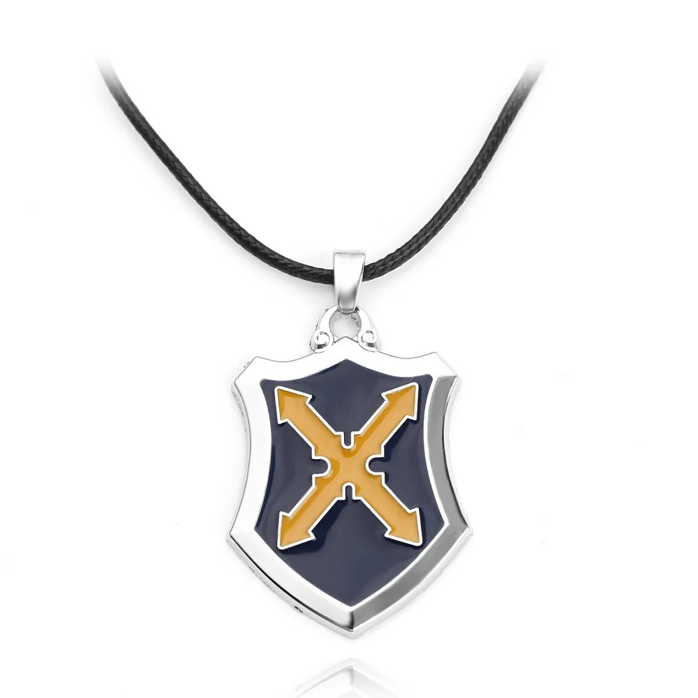 Destin/Grand ordre Apocrypha sabre Mordred Cosplay chevalier croix Collier pendentif corde chaîne Collier Femme Joyas croix Collier