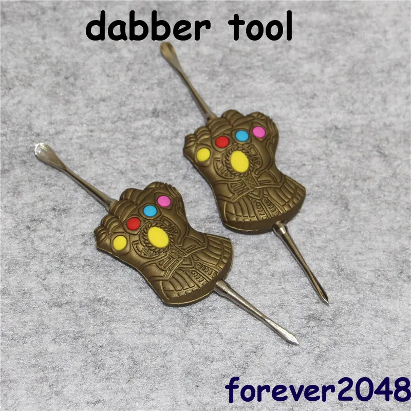 أداة الشمع dab للشمع أو الجاف عشب المرذاذ e سيج dabber أداة 120 ملليمتر المقاوم للصدأ الشمع جرة dab أداة dhl شحن