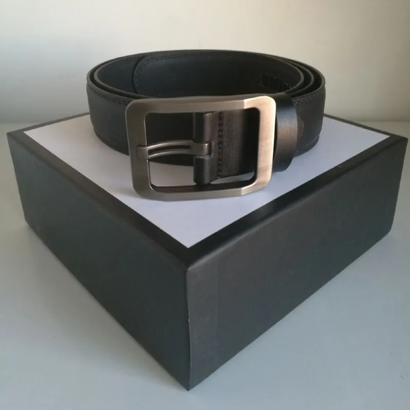 Nouveau Cool Designer Ceinture Hommes Ceintures Hommes Casual Ceintures Serpent Affaires En Cuir Véritable Femme Ceinture Femmes Grande Boucle En Or avec Boîte