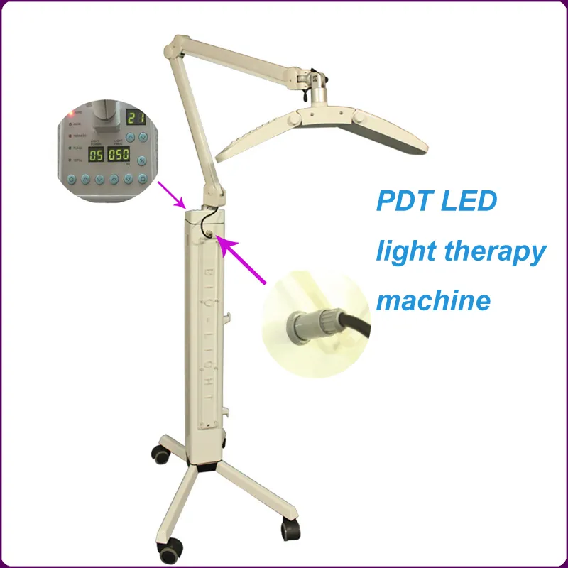 Snabb leverans Professionell Bio Light Therapy Photon LED Skin Föryngring Acne Behandling PDT Facial Care Machine Skönhetssalongutrustning