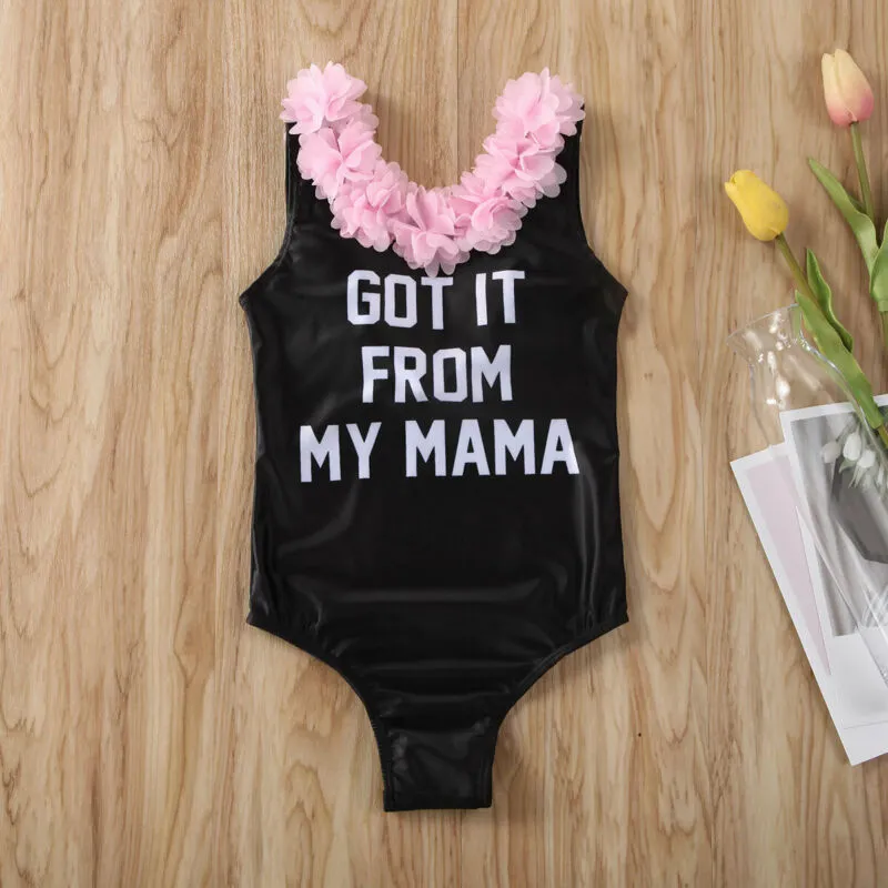 Got it from sales my mama baby swimsuit