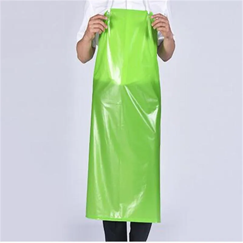 Delantal unisex, delantal impermeable de PVC transparente con bolsillos, se  mantiene limpio y seco cuando se lavan los platos de la cocina, color