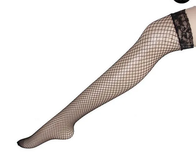 Sexy Erotic Lingerie Bud Silk Mesh Hole Socks Uniform Temptation