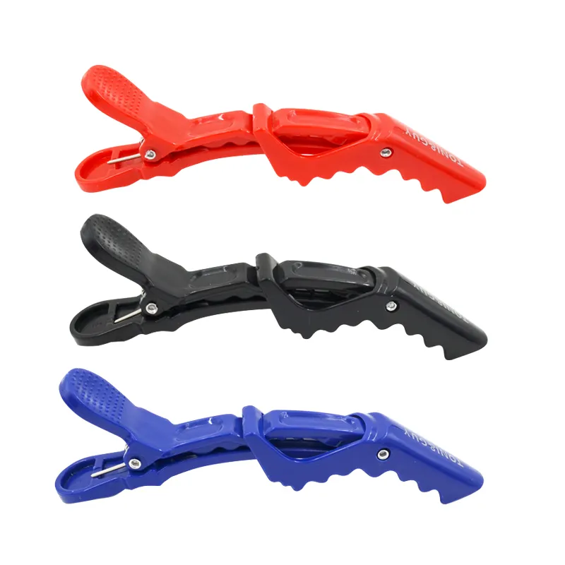 6pcs Alligator Hair Clip Crocodile Clips Styling Tools Salon Color Cutting Extension Care tool Bow