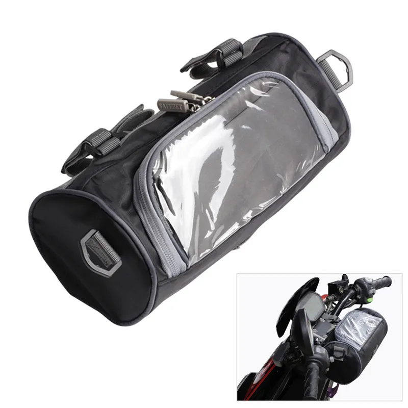 Motorcycle Storage Bag Car Front Handlebar Bags Oxford Water Repellent Fabric Travel Motor Tools239L