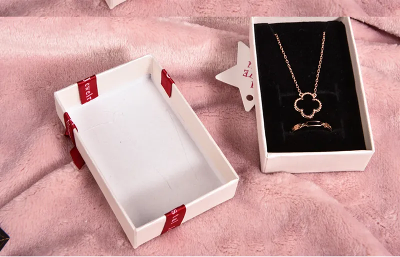 100 Pezzi DHL Ribbon Fashion Bowy Boke Box Box Regali Di Gioielli A ...