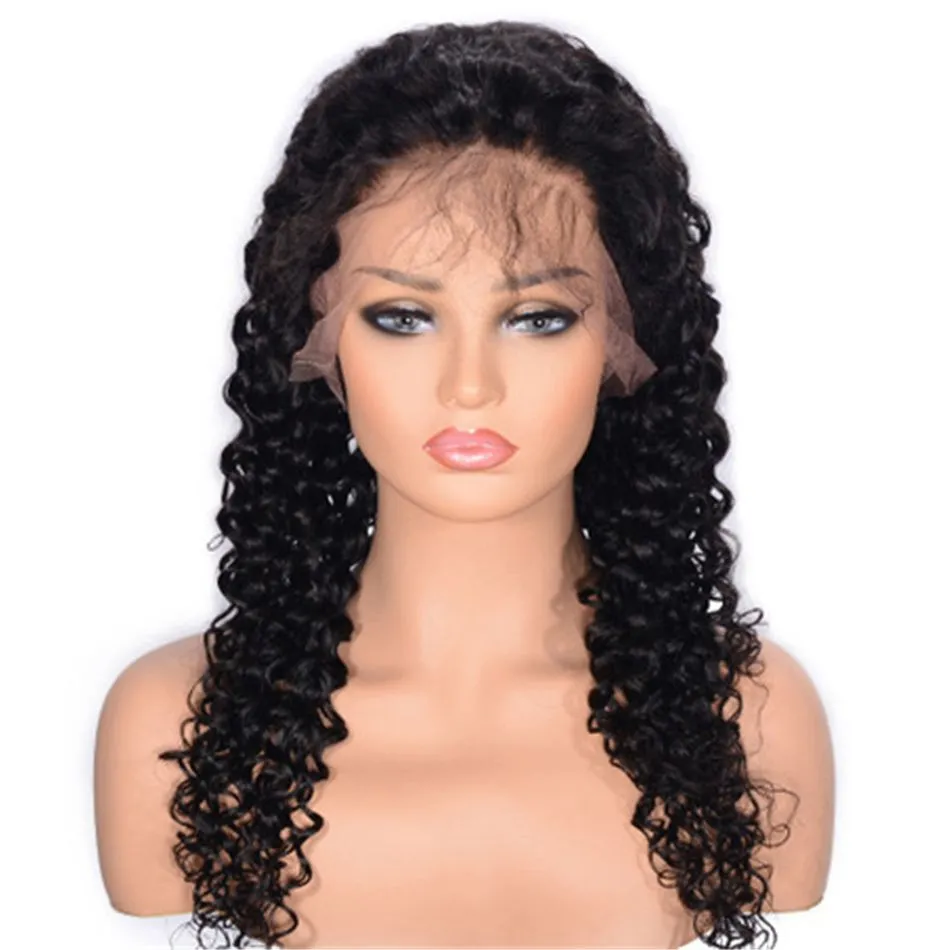 Deep Curly 360 Lace Frontal Wig Pre Plucked Curly Lace Front Human Hair Wigs  For Women Malaysian Hair Glueless Lace Wig From Heierhair, $178.28 |  DHgate.Com