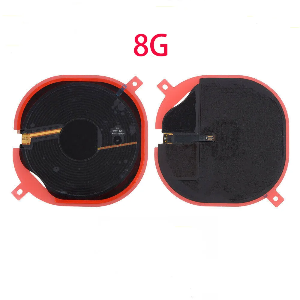 10pcs para o iPhone 8 Plus X NFC Chip de carregamento sem fio da fita Cabo Flex Panel Carregador Bobina etiqueta