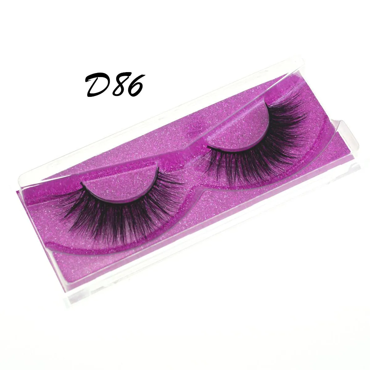 Cílios postiços 3D Mink Cílios postiços naturais longos Extensão de cílios falsos Cruz grossa Cílios falsos 3d Mink Eye as