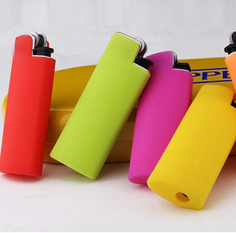 Cigarette Case With Lighter, Colorful Silicone... From Smokpipes, $0.35