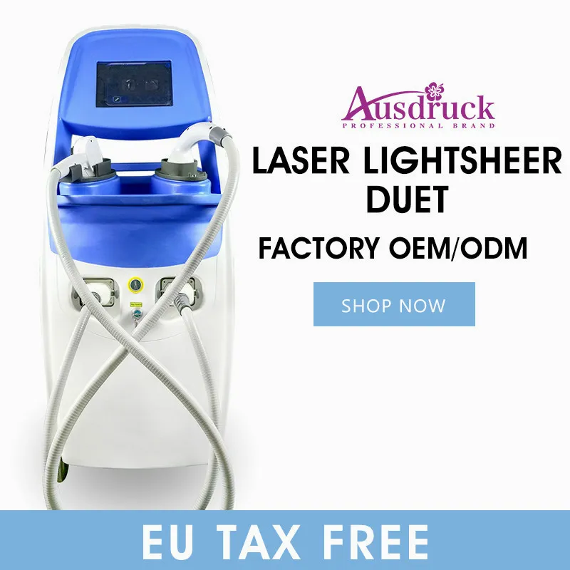 Nouveau Alexandrite 808nm 810nm Diode Laser Épilation Laser Hair Machine Lightsheer pour Hommes Femmes Esthétique Laser Clinique Skin Center