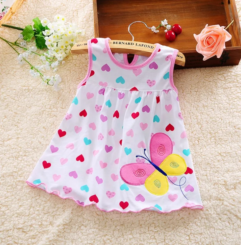 Vestidos Para Niñas Bebés Vestido De Princesa Bordado Dot Vestidos Bebés Ropa Sin Mangas Para Recién Nacidos Ropa Para Niños De Verano Diseños DHW3076 De 1,81 € | DHgate