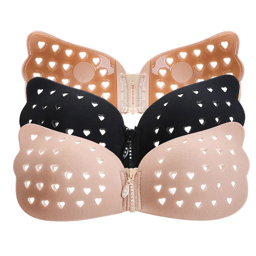 Silicone Invisible Self-adhesive Push Up Strapless Bra with Shell Shape for Formal  Dress and Wedding Evening, RRA1480 from Dhgate Bust Shaper - price 0.03