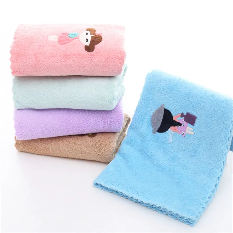 Manufacturers wholesale plain microfiber towels soft absorbent lint free square towel children wipes