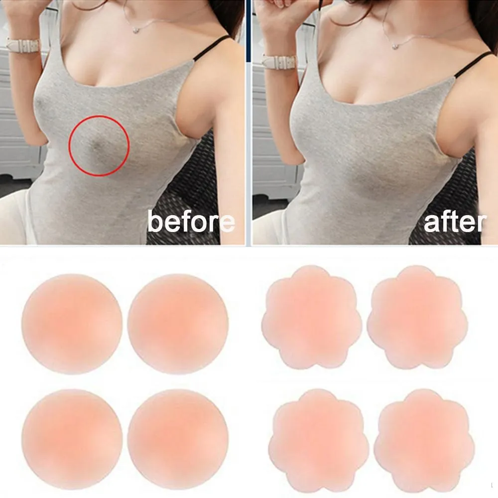 Silicone Nipple Pads Breast Pads Self Adhesive Nipple Cover