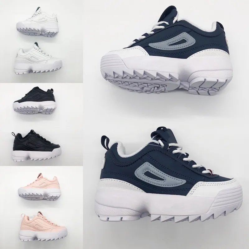 FILA Disruptor II 2019 Nueva Marca Para Zapatos Niños Y Niñas Zapatillas De Deporte Zapatillas Para Correr Babay Zapatillas De Lona Para Niños Zapatos De 80,65 € DHgate