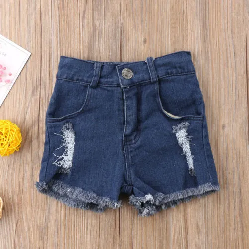 Newborn denim shorts outlet